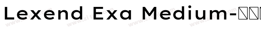 Lexend Exa Medium字体转换